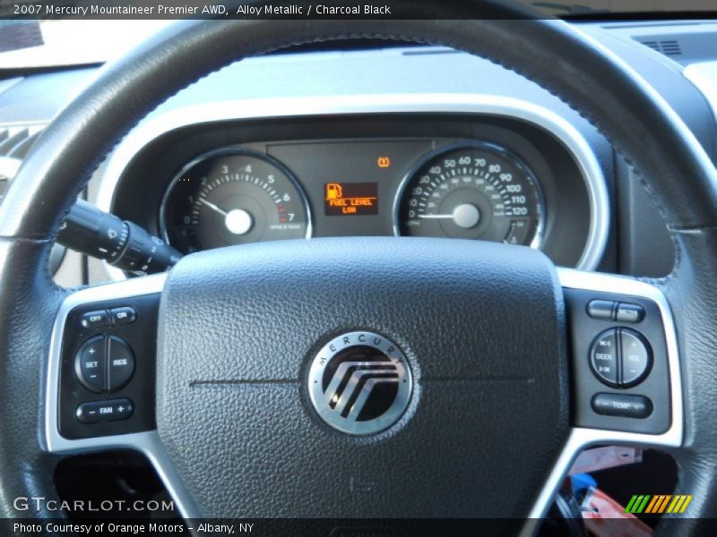 Alloy Metallic / Charcoal Black 2007 Mercury Mountaineer Premier AWD