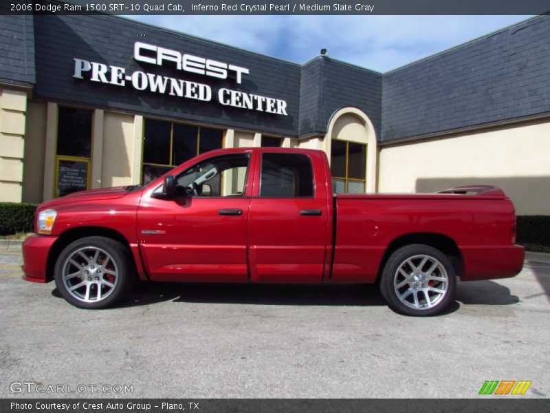 Inferno Red Crystal Pearl / Medium Slate Gray 2006 Dodge Ram 1500 SRT-10 Quad Cab