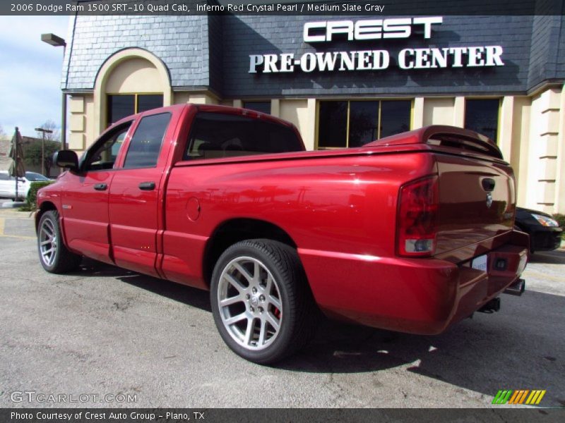 Inferno Red Crystal Pearl / Medium Slate Gray 2006 Dodge Ram 1500 SRT-10 Quad Cab