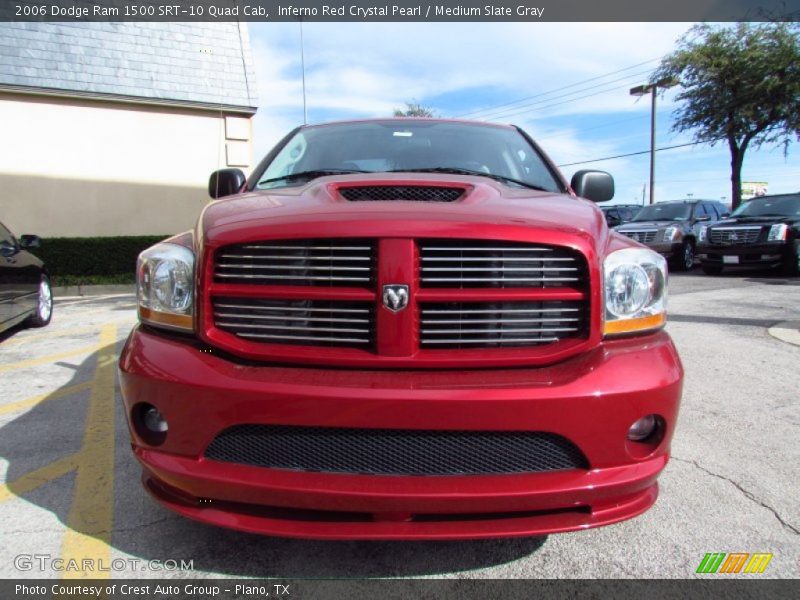  2006 Ram 1500 SRT-10 Quad Cab Inferno Red Crystal Pearl