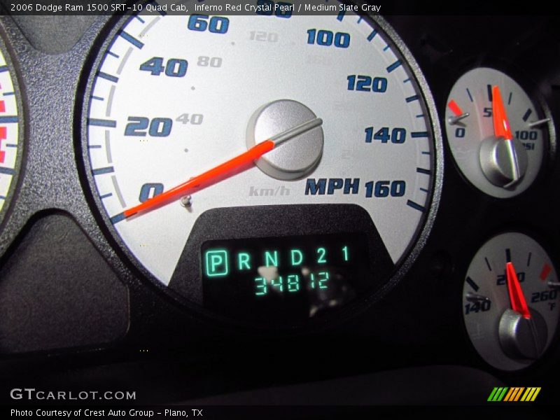 Inferno Red Crystal Pearl / Medium Slate Gray 2006 Dodge Ram 1500 SRT-10 Quad Cab