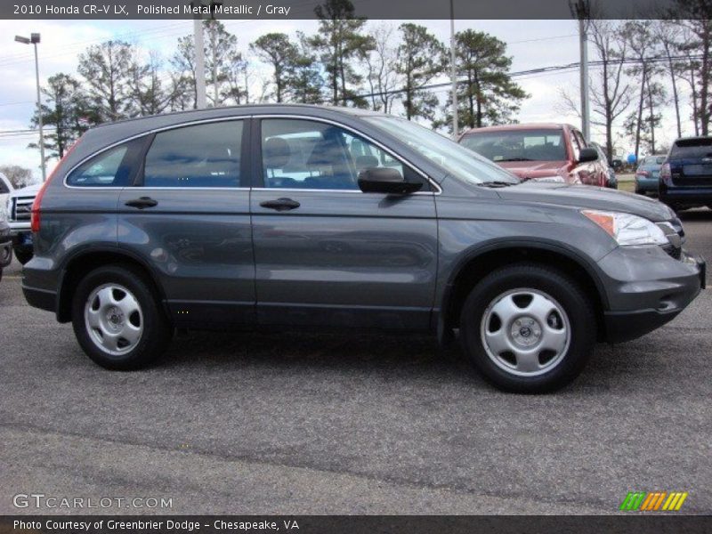 Polished Metal Metallic / Gray 2010 Honda CR-V LX