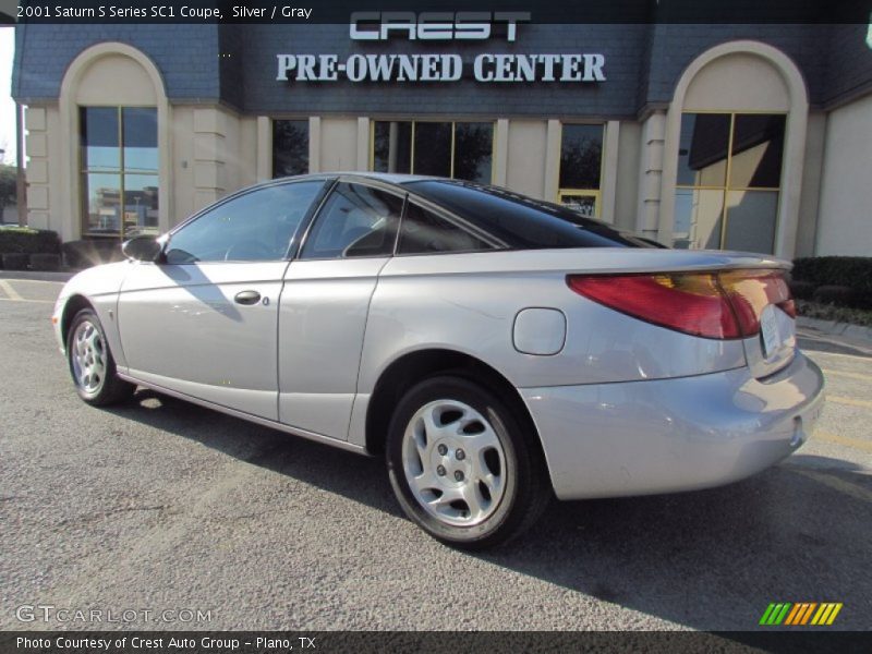 Silver / Gray 2001 Saturn S Series SC1 Coupe