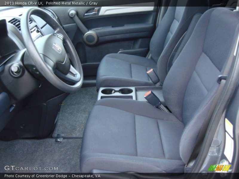 Polished Metal Metallic / Gray 2010 Honda CR-V LX