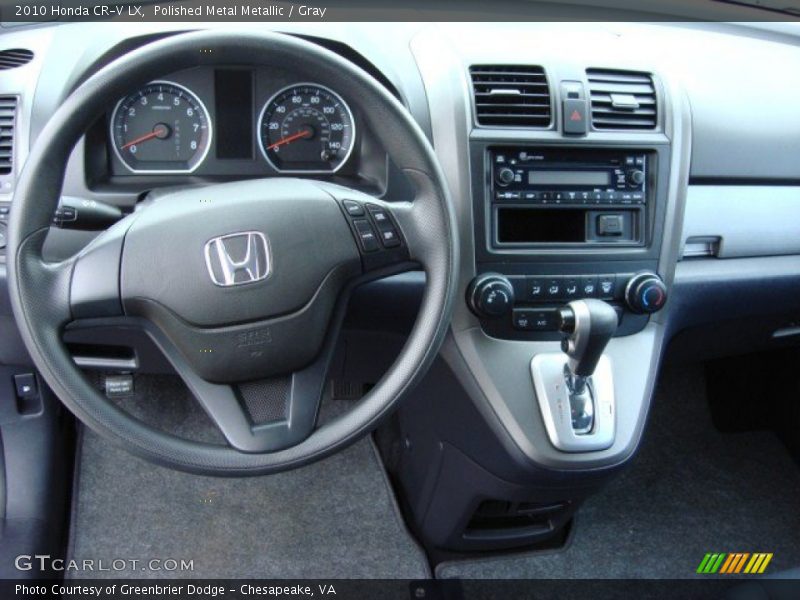 Polished Metal Metallic / Gray 2010 Honda CR-V LX