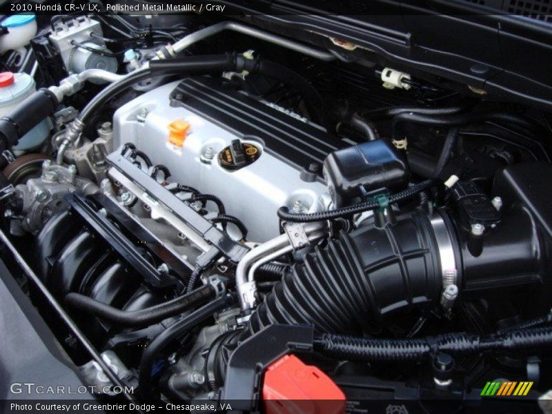 Polished Metal Metallic / Gray 2010 Honda CR-V LX