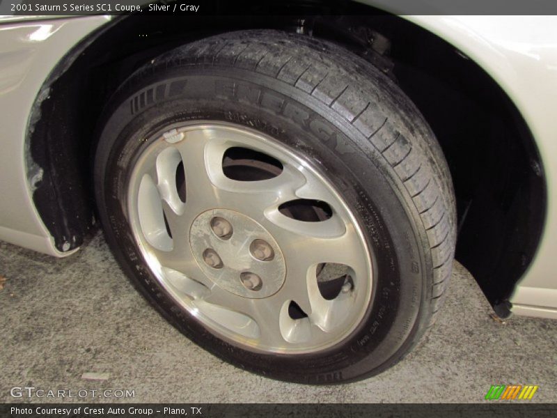 Silver / Gray 2001 Saturn S Series SC1 Coupe