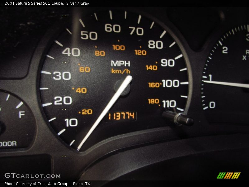 Silver / Gray 2001 Saturn S Series SC1 Coupe