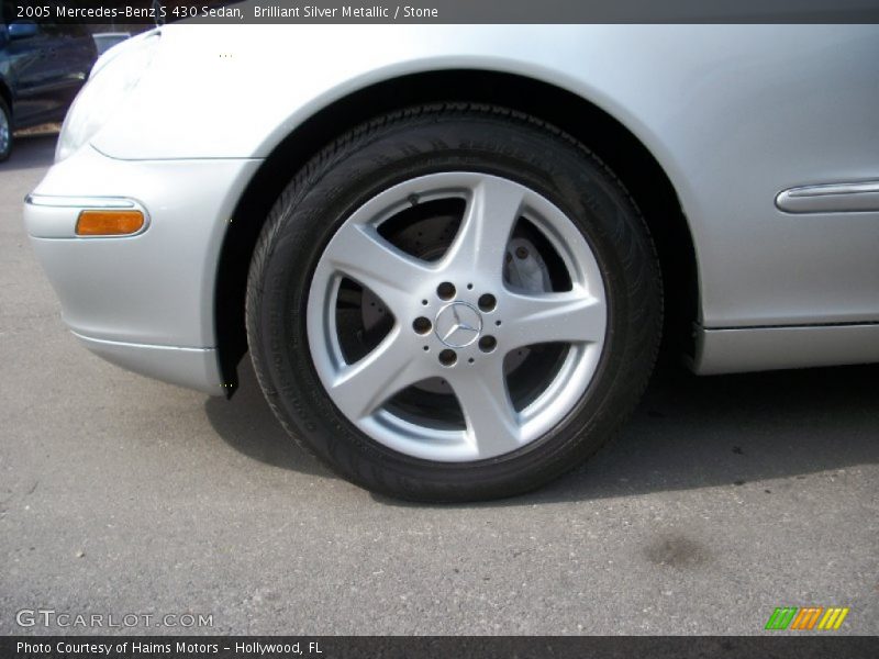 Brilliant Silver Metallic / Stone 2005 Mercedes-Benz S 430 Sedan