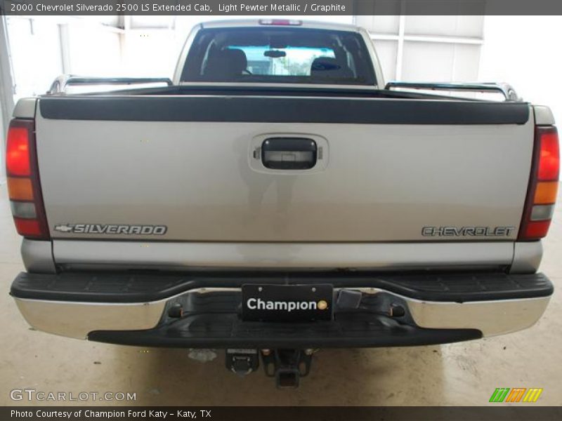 Light Pewter Metallic / Graphite 2000 Chevrolet Silverado 2500 LS Extended Cab