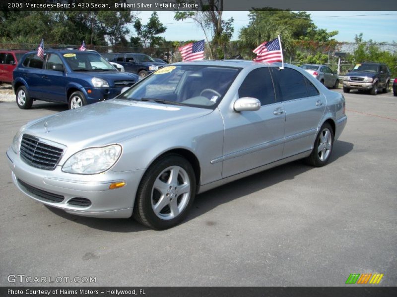 Brilliant Silver Metallic / Stone 2005 Mercedes-Benz S 430 Sedan