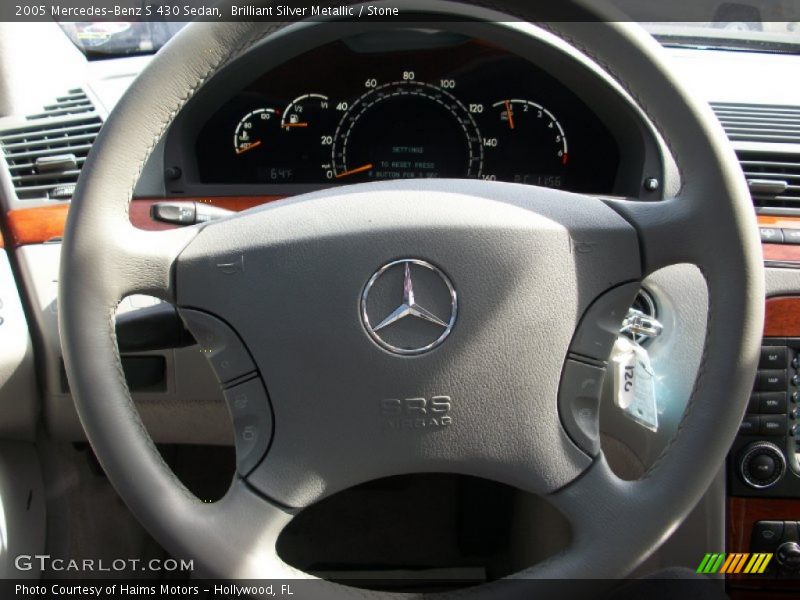 Brilliant Silver Metallic / Stone 2005 Mercedes-Benz S 430 Sedan