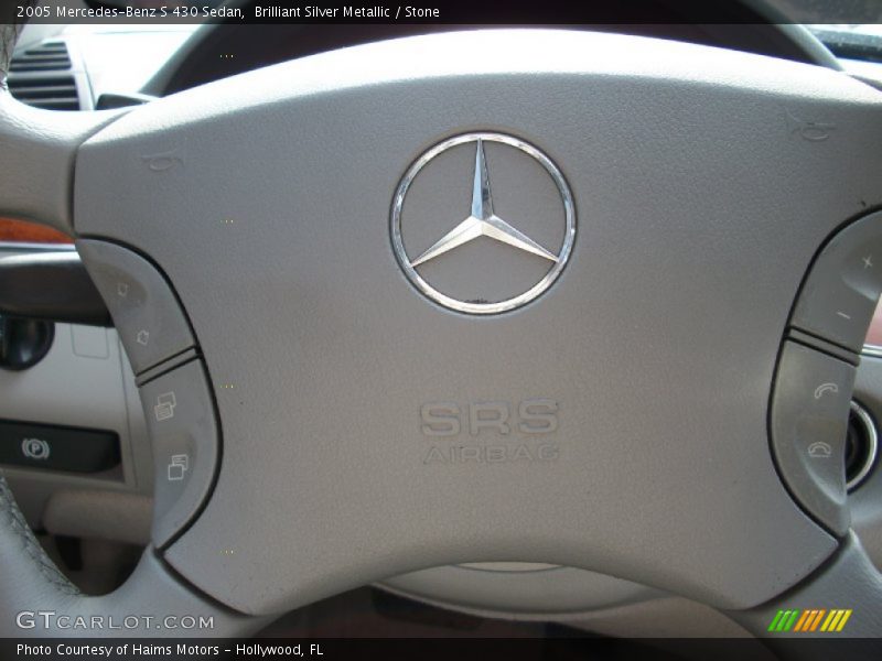 Brilliant Silver Metallic / Stone 2005 Mercedes-Benz S 430 Sedan