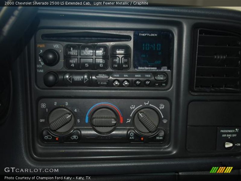 Light Pewter Metallic / Graphite 2000 Chevrolet Silverado 2500 LS Extended Cab