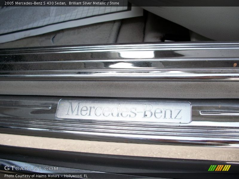 Brilliant Silver Metallic / Stone 2005 Mercedes-Benz S 430 Sedan