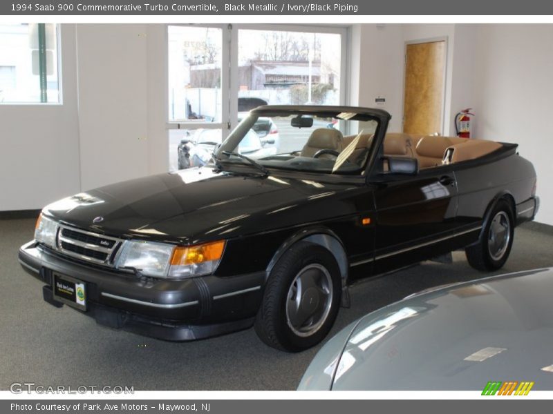 Black Metallic / Ivory/Black Piping 1994 Saab 900 Commemorative Turbo Convertible