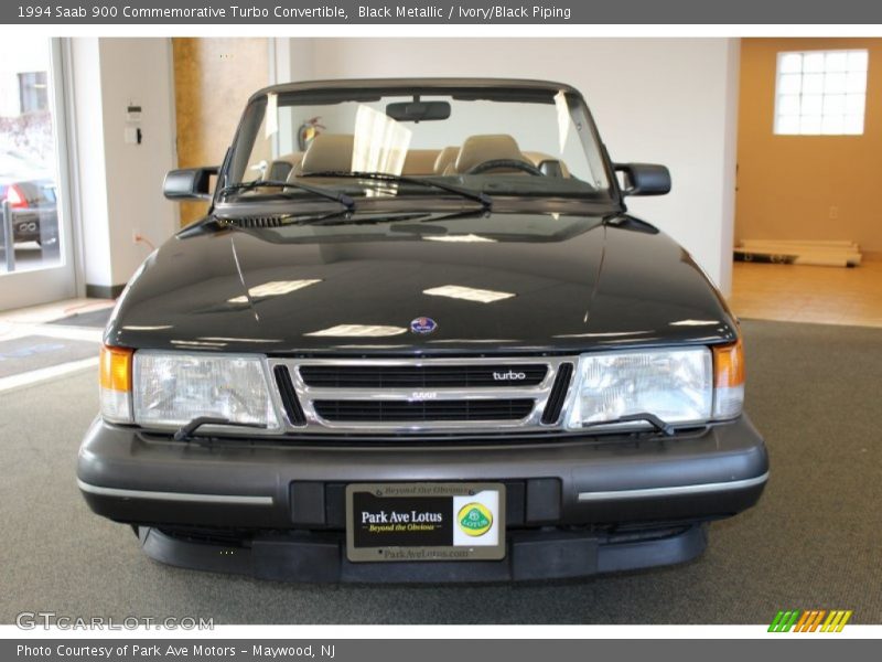 Black Metallic / Ivory/Black Piping 1994 Saab 900 Commemorative Turbo Convertible