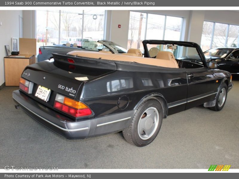 Black Metallic / Ivory/Black Piping 1994 Saab 900 Commemorative Turbo Convertible