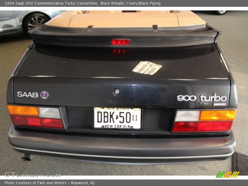 Black Metallic / Ivory/Black Piping 1994 Saab 900 Commemorative Turbo Convertible