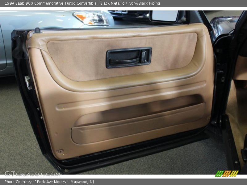 Black Metallic / Ivory/Black Piping 1994 Saab 900 Commemorative Turbo Convertible