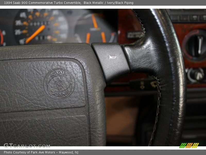Black Metallic / Ivory/Black Piping 1994 Saab 900 Commemorative Turbo Convertible