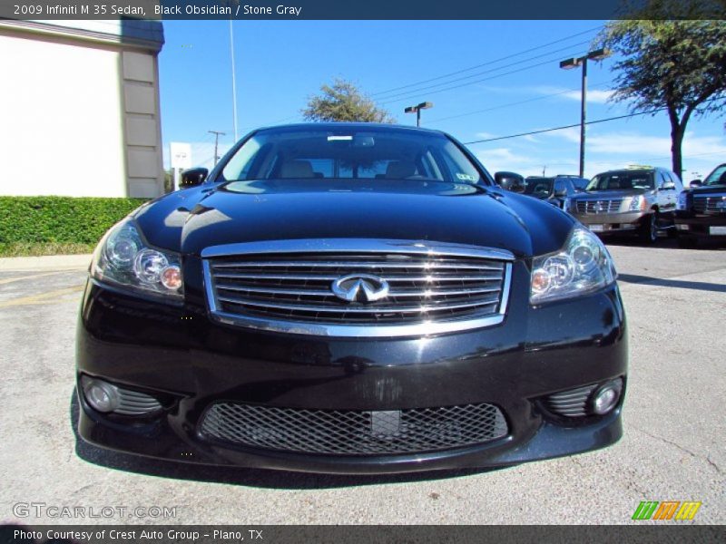 Black Obsidian / Stone Gray 2009 Infiniti M 35 Sedan