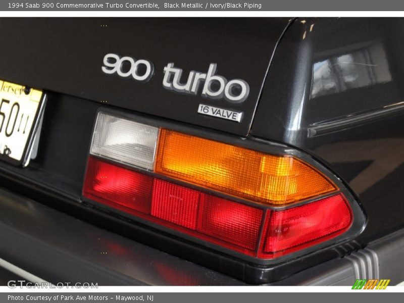 Black Metallic / Ivory/Black Piping 1994 Saab 900 Commemorative Turbo Convertible