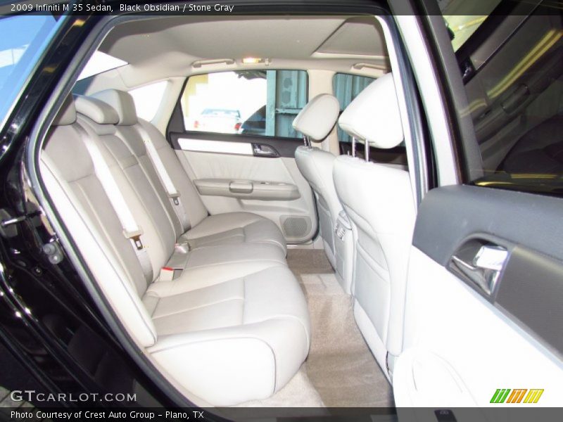Black Obsidian / Stone Gray 2009 Infiniti M 35 Sedan