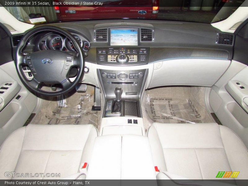 Black Obsidian / Stone Gray 2009 Infiniti M 35 Sedan
