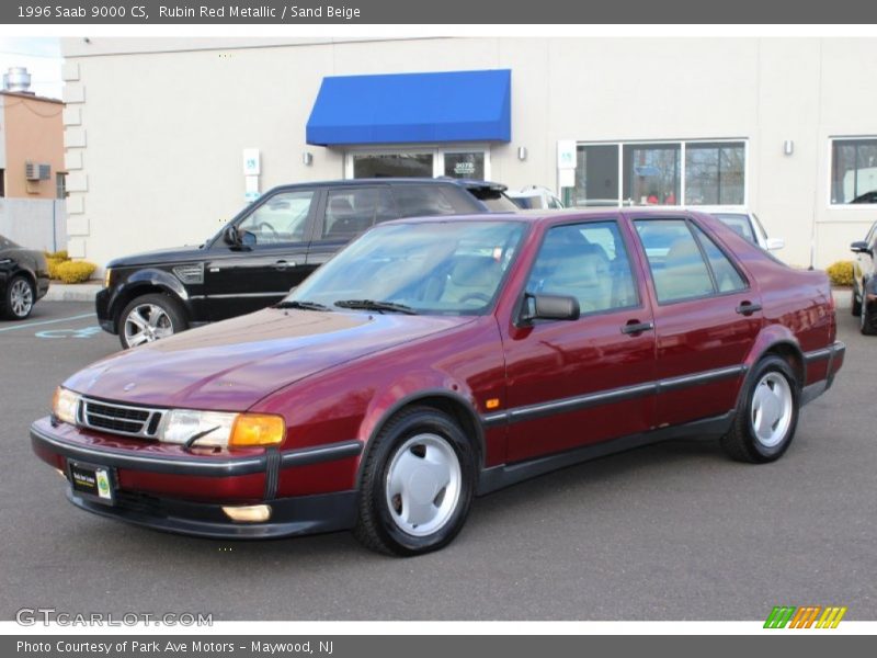 Rubin Red Metallic / Sand Beige 1996 Saab 9000 CS