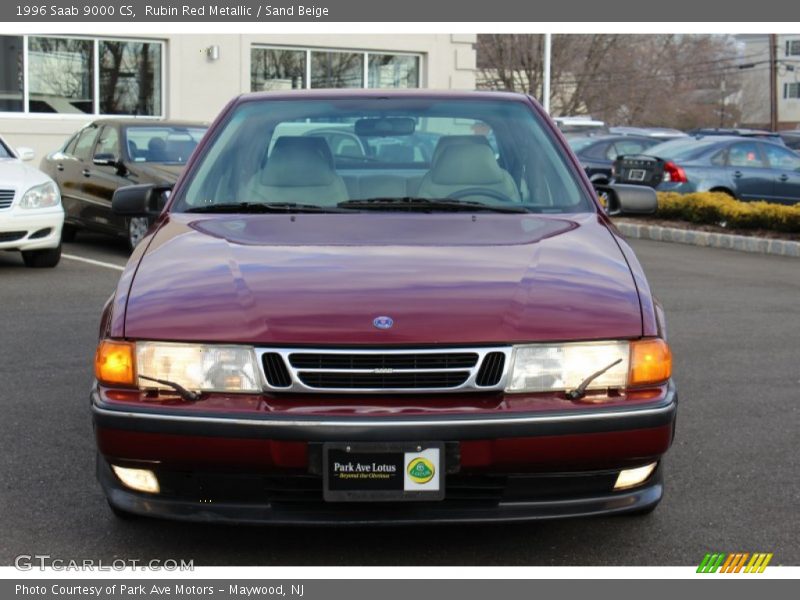 Rubin Red Metallic / Sand Beige 1996 Saab 9000 CS