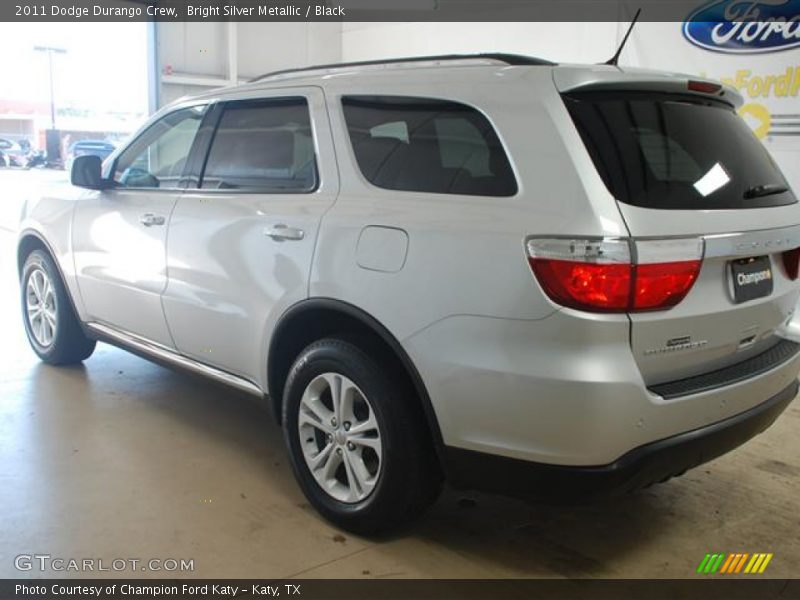 Bright Silver Metallic / Black 2011 Dodge Durango Crew