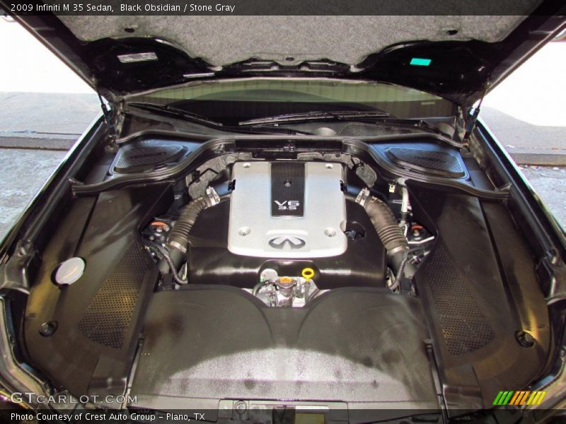 Black Obsidian / Stone Gray 2009 Infiniti M 35 Sedan