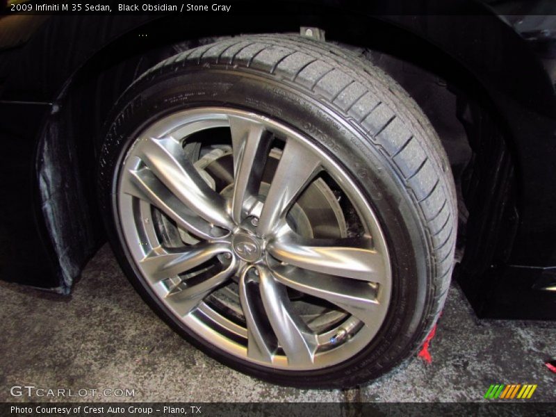 Black Obsidian / Stone Gray 2009 Infiniti M 35 Sedan