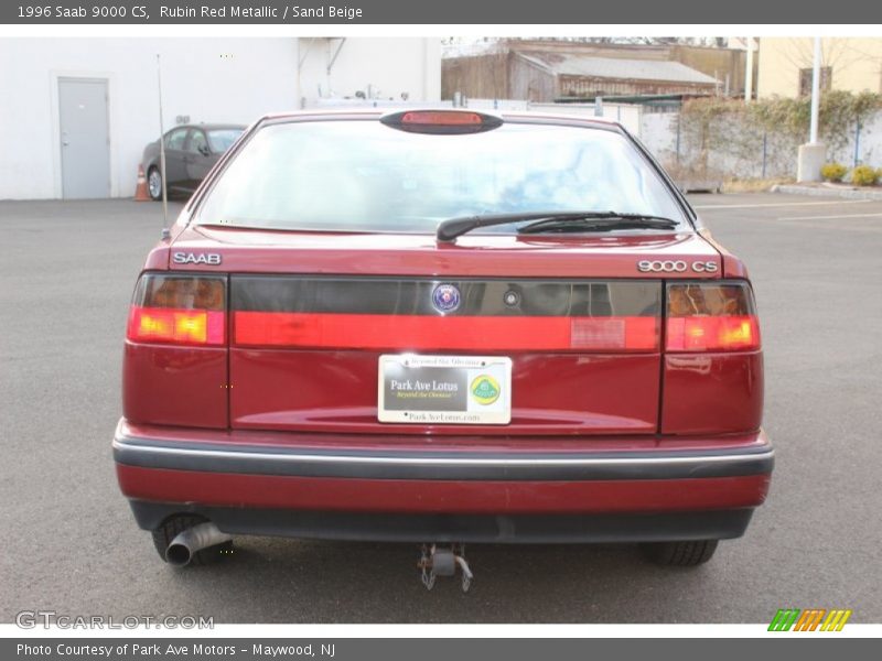 Rubin Red Metallic / Sand Beige 1996 Saab 9000 CS