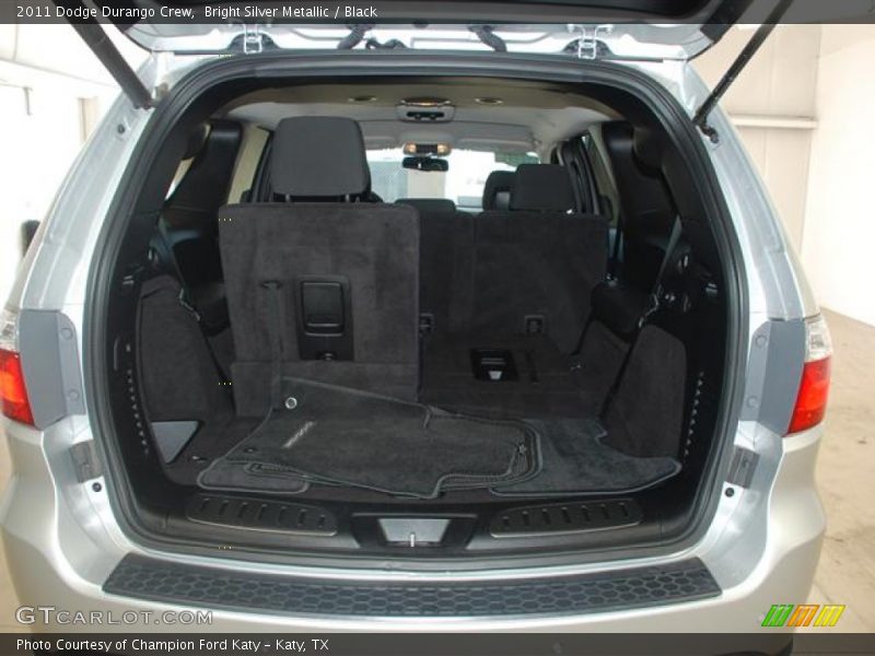 Bright Silver Metallic / Black 2011 Dodge Durango Crew