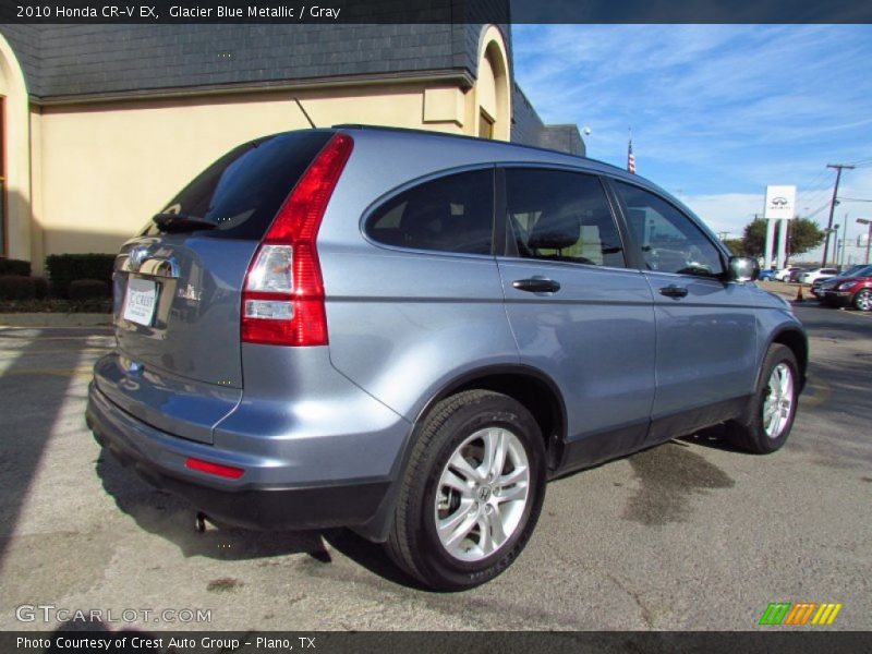 Glacier Blue Metallic / Gray 2010 Honda CR-V EX