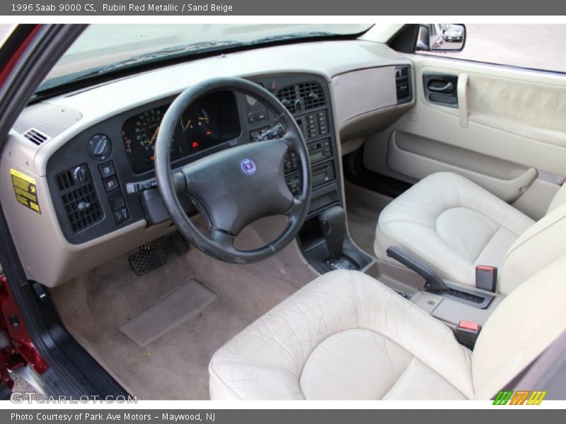  1996 9000 CS Sand Beige Interior