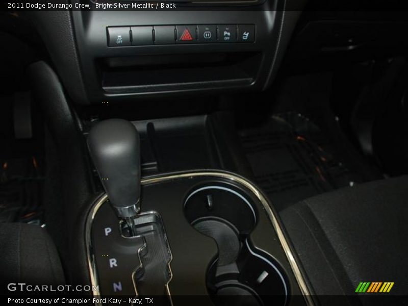 Bright Silver Metallic / Black 2011 Dodge Durango Crew