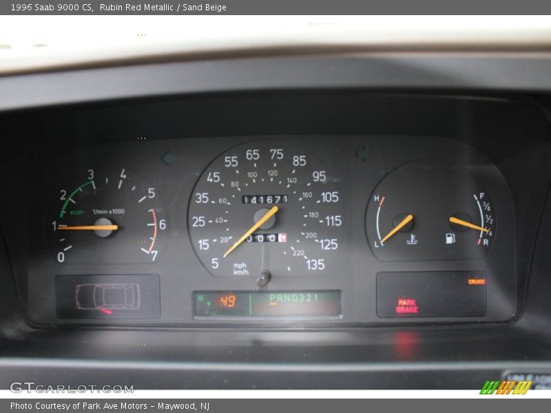  1996 9000 CS CS Gauges