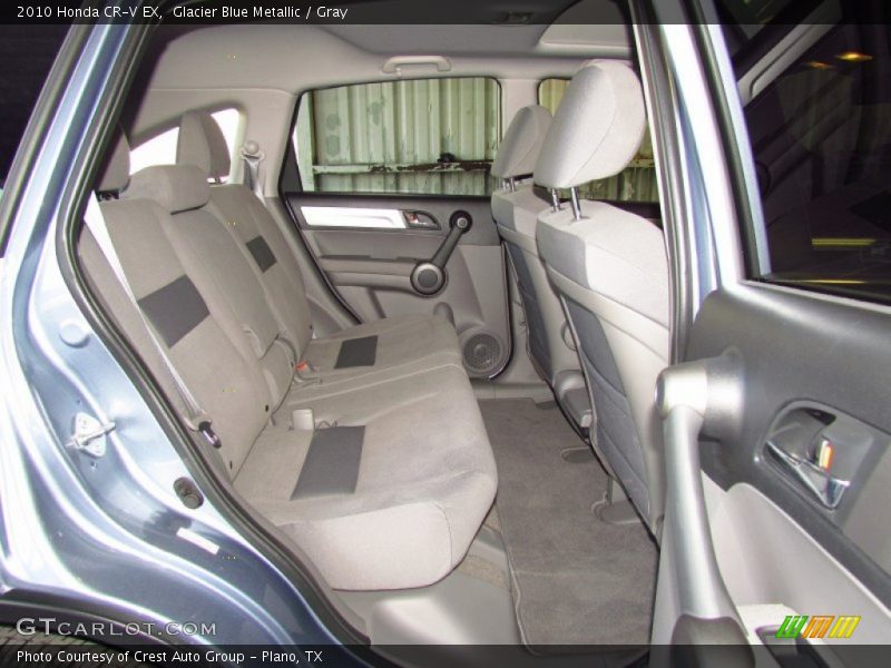 Glacier Blue Metallic / Gray 2010 Honda CR-V EX