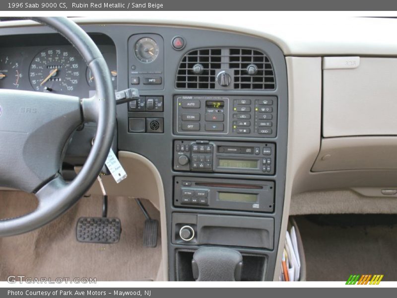 Rubin Red Metallic / Sand Beige 1996 Saab 9000 CS