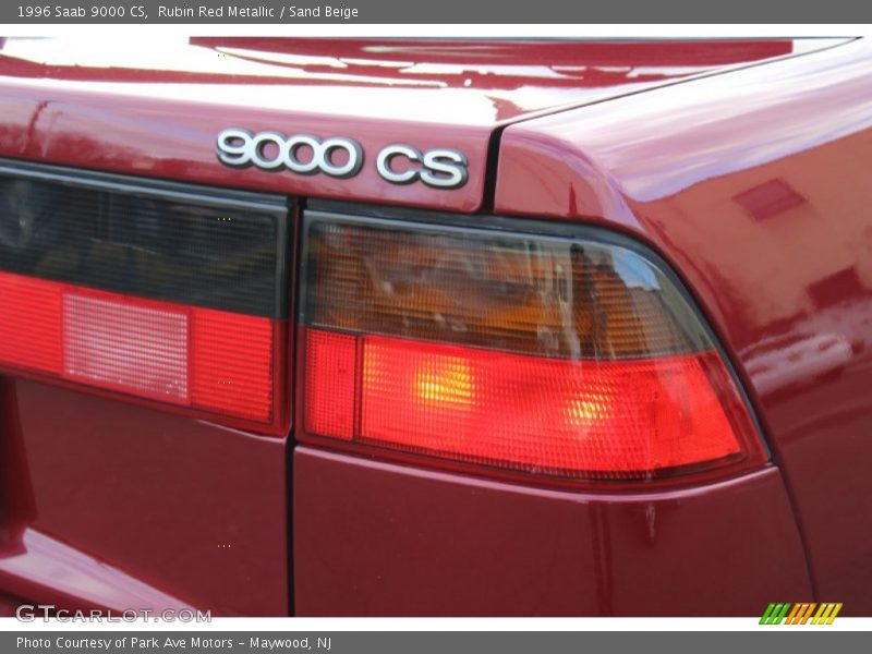 Rubin Red Metallic / Sand Beige 1996 Saab 9000 CS