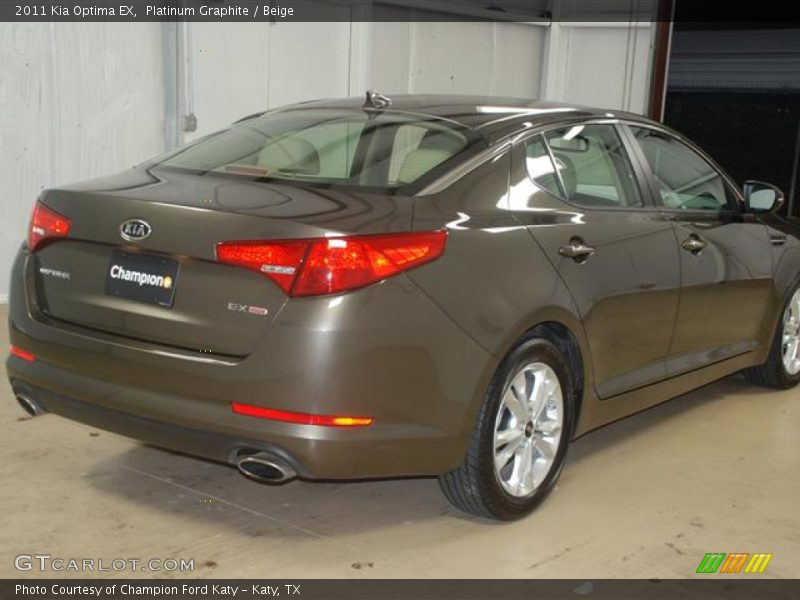 Platinum Graphite / Beige 2011 Kia Optima EX