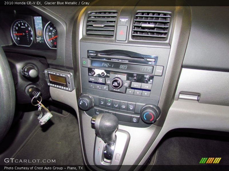 Glacier Blue Metallic / Gray 2010 Honda CR-V EX