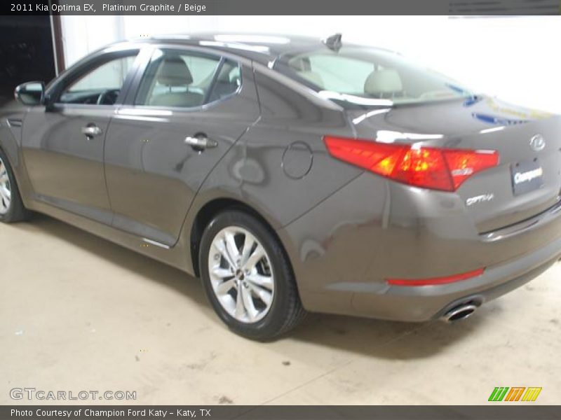 Platinum Graphite / Beige 2011 Kia Optima EX