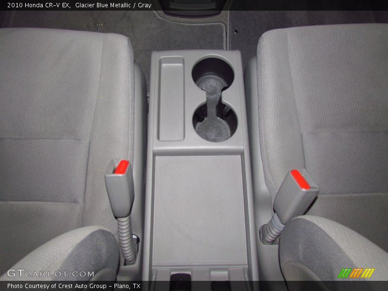 Glacier Blue Metallic / Gray 2010 Honda CR-V EX