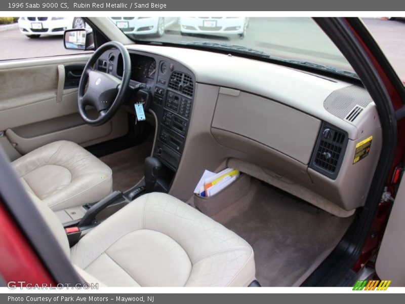 Dashboard of 1996 9000 CS