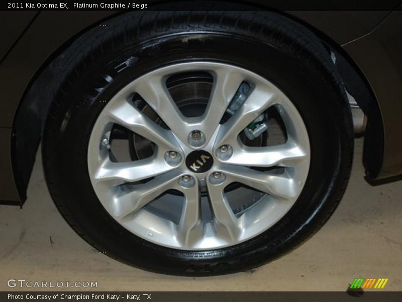 Platinum Graphite / Beige 2011 Kia Optima EX