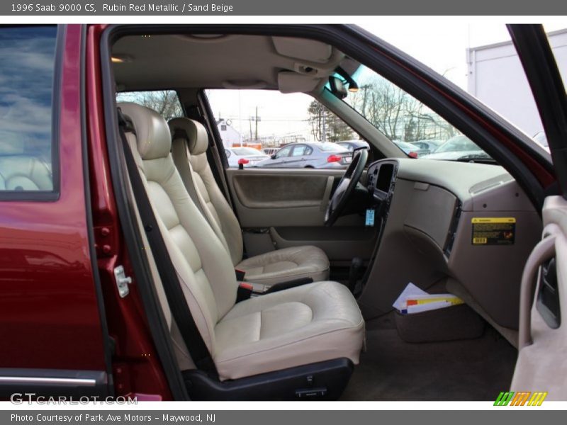 Rubin Red Metallic / Sand Beige 1996 Saab 9000 CS